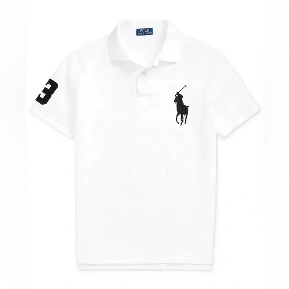 Vintage Polo RL White Big Pony Classic Polo 2XL
